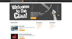 Desktop Screenshot of clan.macbackpackers.com